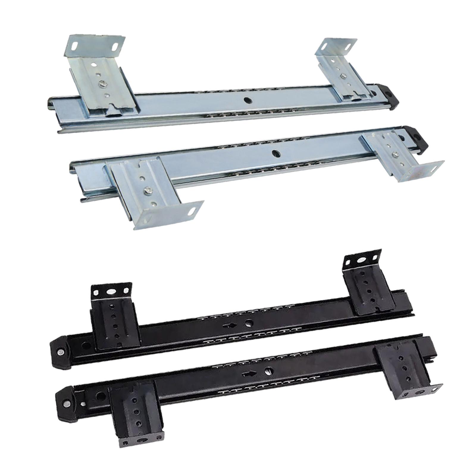 Keyboard Drawer Under - -Schubladen-Gleitschiene, Tablett-Gleitschienen, Heim-Gleitschienen, Hardware, Büro, Metallmöbel,