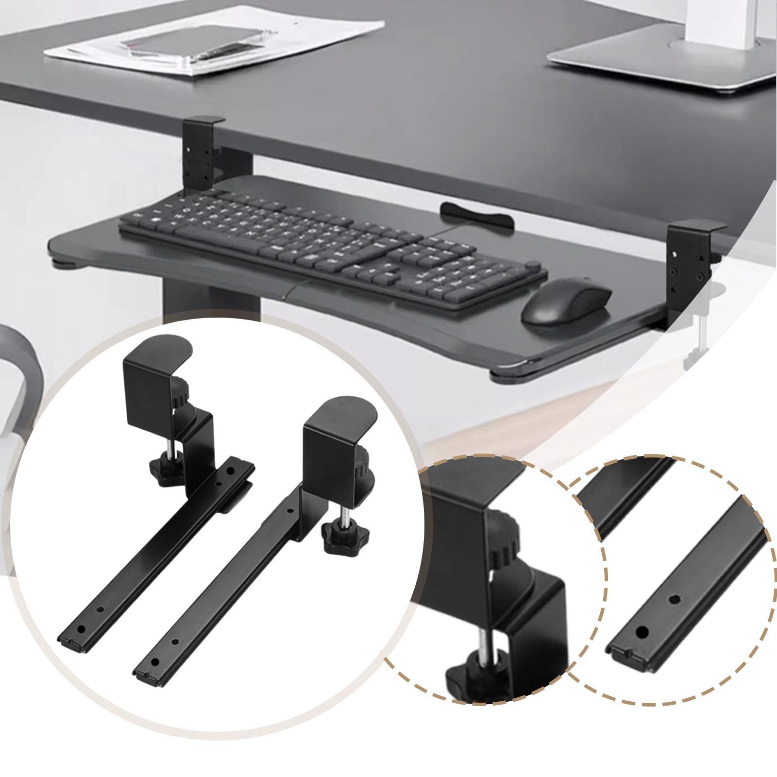 Keyboard Drawer Under - 2-teilig unter dem Schreibtisch, Tastaturablage, seitlich