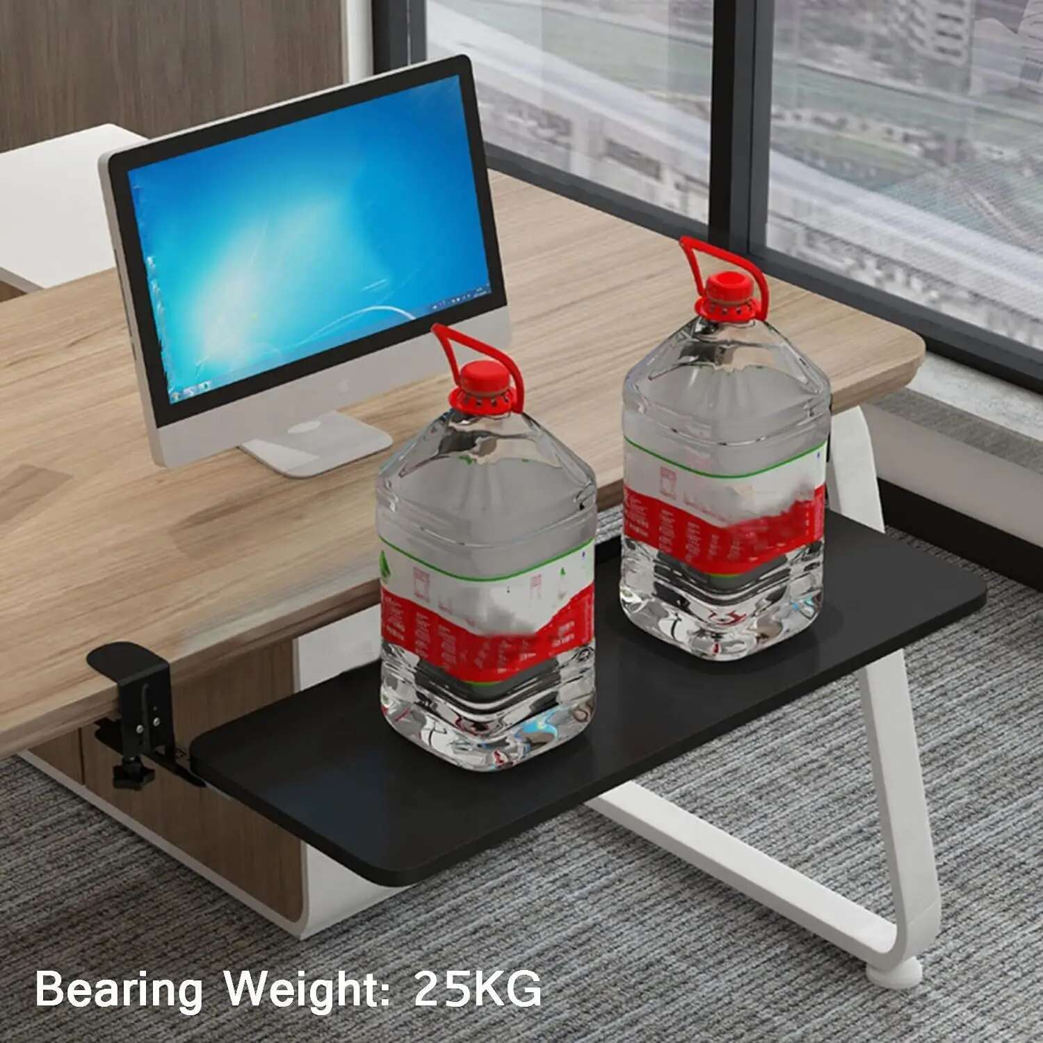 Keyboard Drawer Under - Ergonomisches Schiebefach unter dem Schreibtisch, Mausplattform,