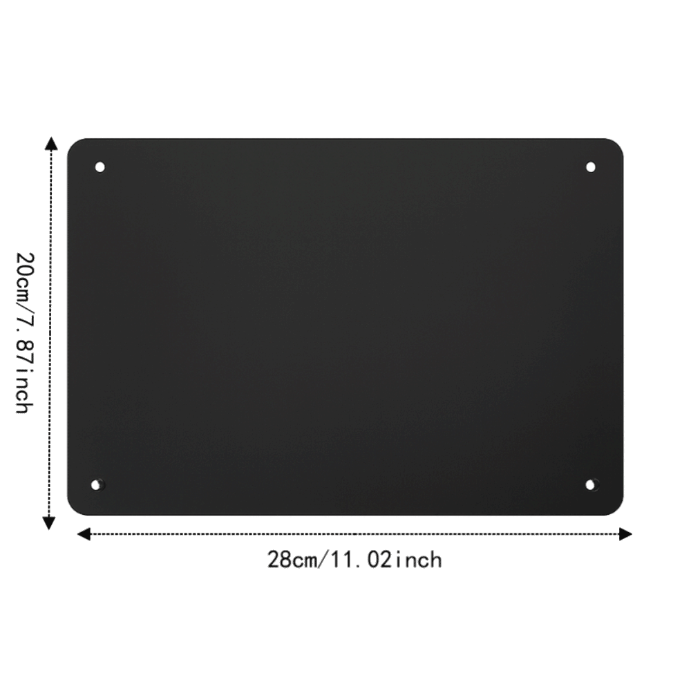 Office Furniture Online - Metall-Magnettafel, Foto-Display, Eisenkunst-Schild, Desktop-Nachrichtentafel, DIY-Tafel mit