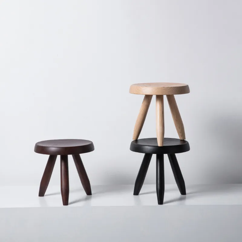 Nordic Massivholz Runde Hocker – Office Furniture For Sale Bewertung und Preis