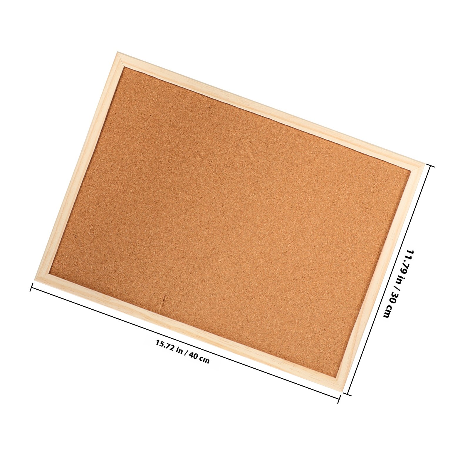 1 Set Leichtgewichtiger Holzra – Bulletin Board Cork Bewertung und Preis